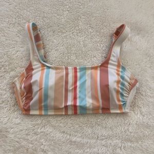 Colorful swim top
